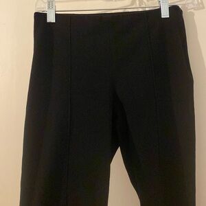 Banana republic black slacks mid rise ankle zipper closure